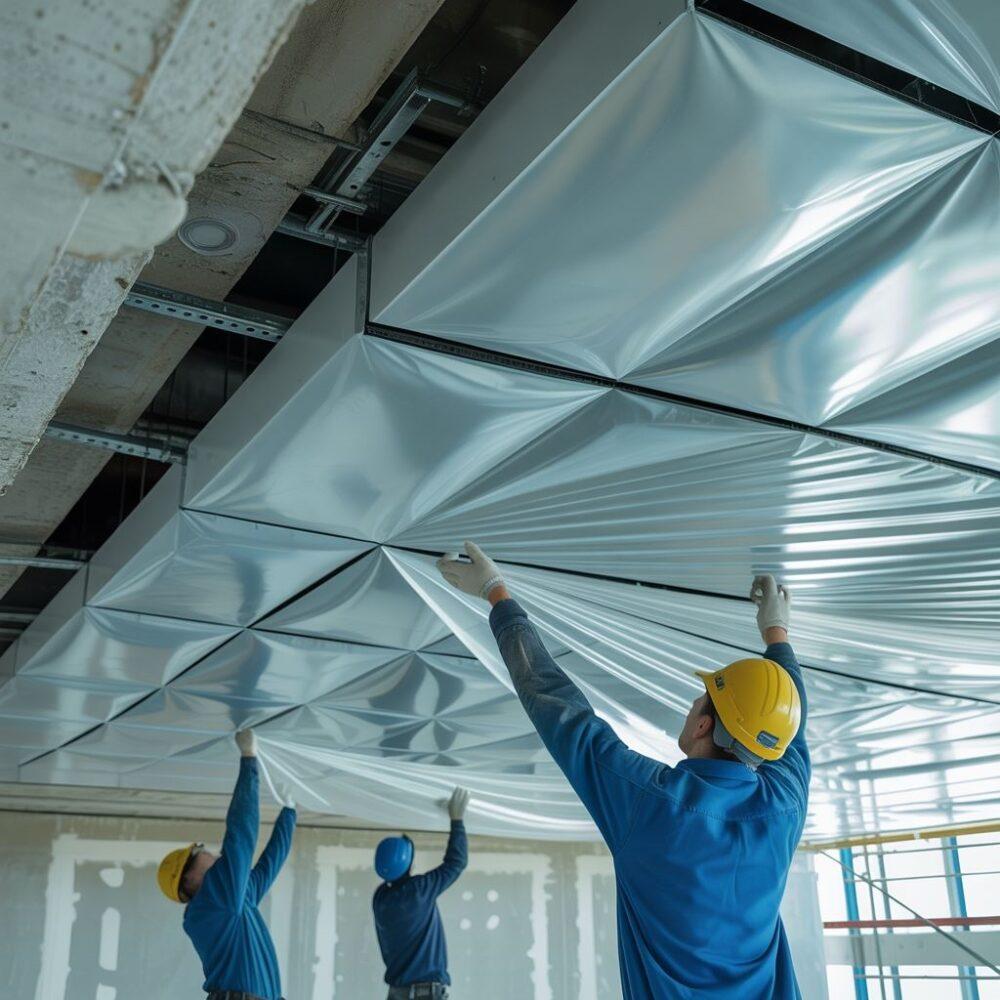 Folia paroizolacyjna na suficie
