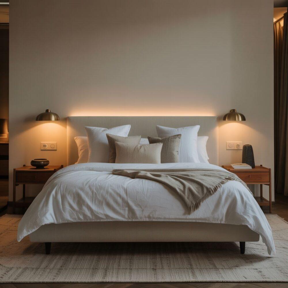 Lampka ścienna sypialnia