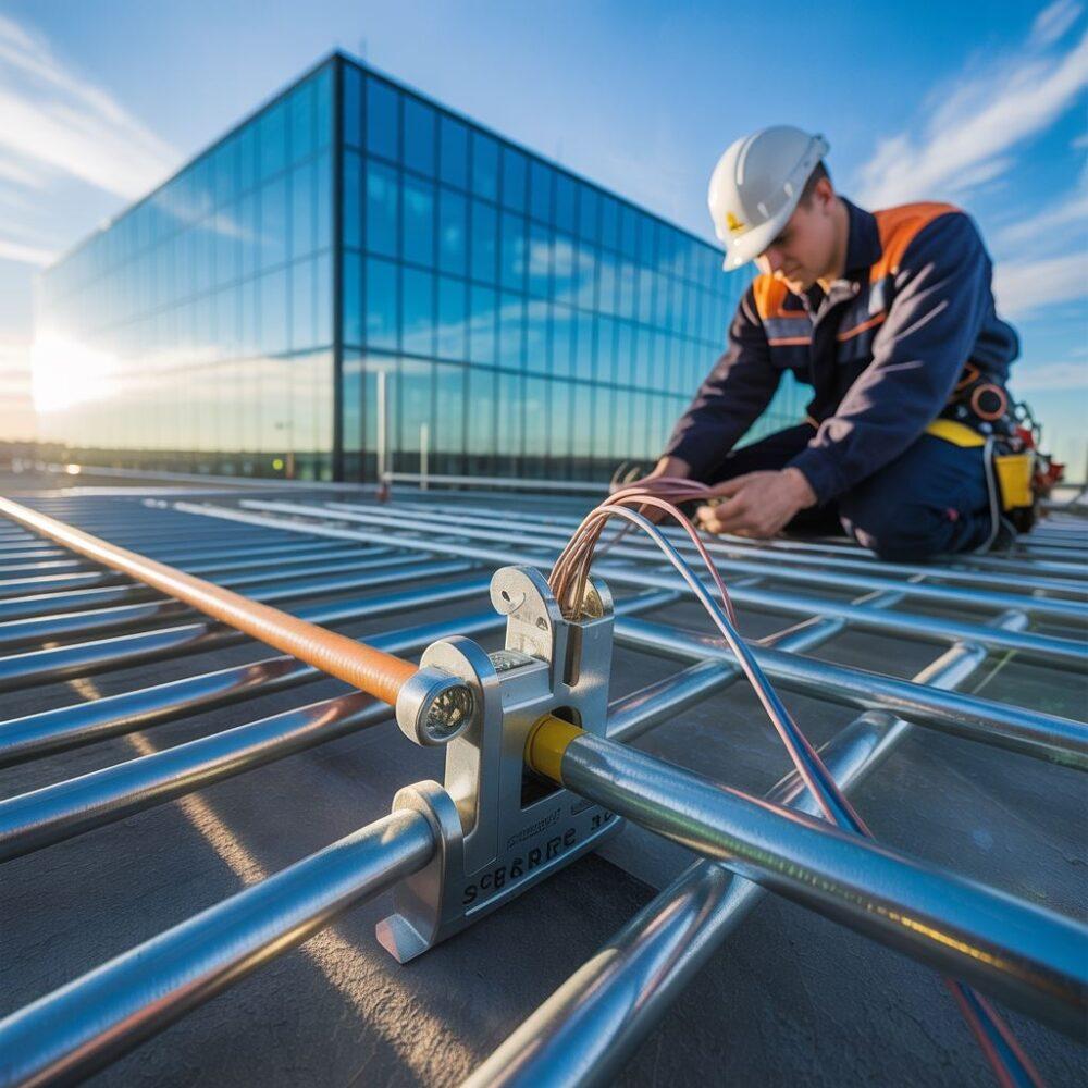 Miedziane przewody odgromowe