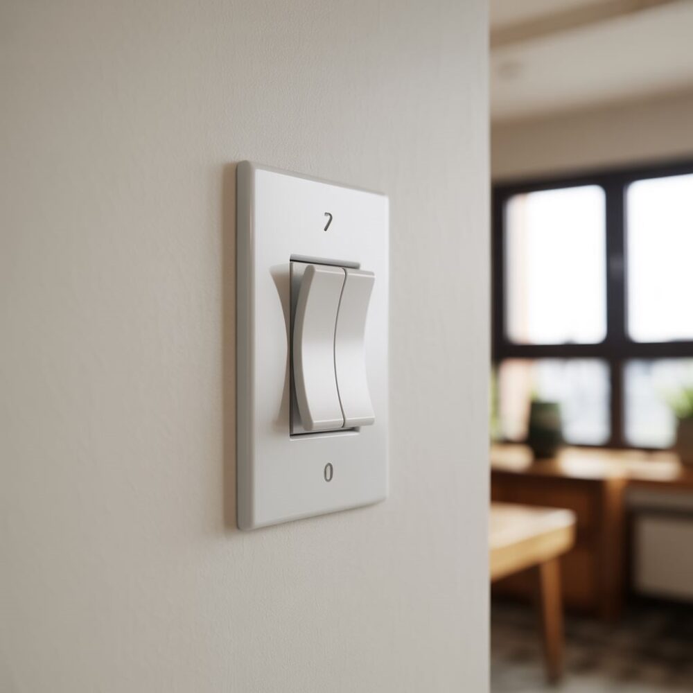 Nowoczesny włącznik ścienny