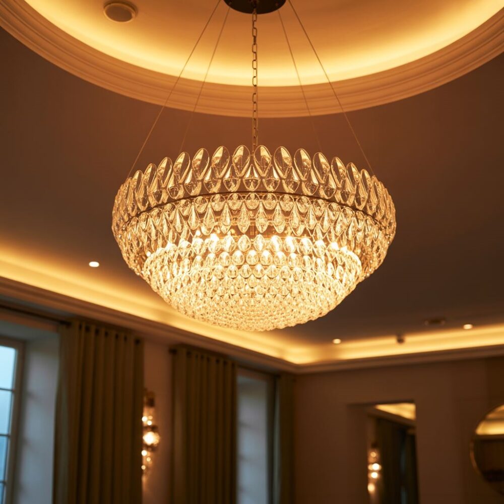 Nowoczesny żyrandol wiszący