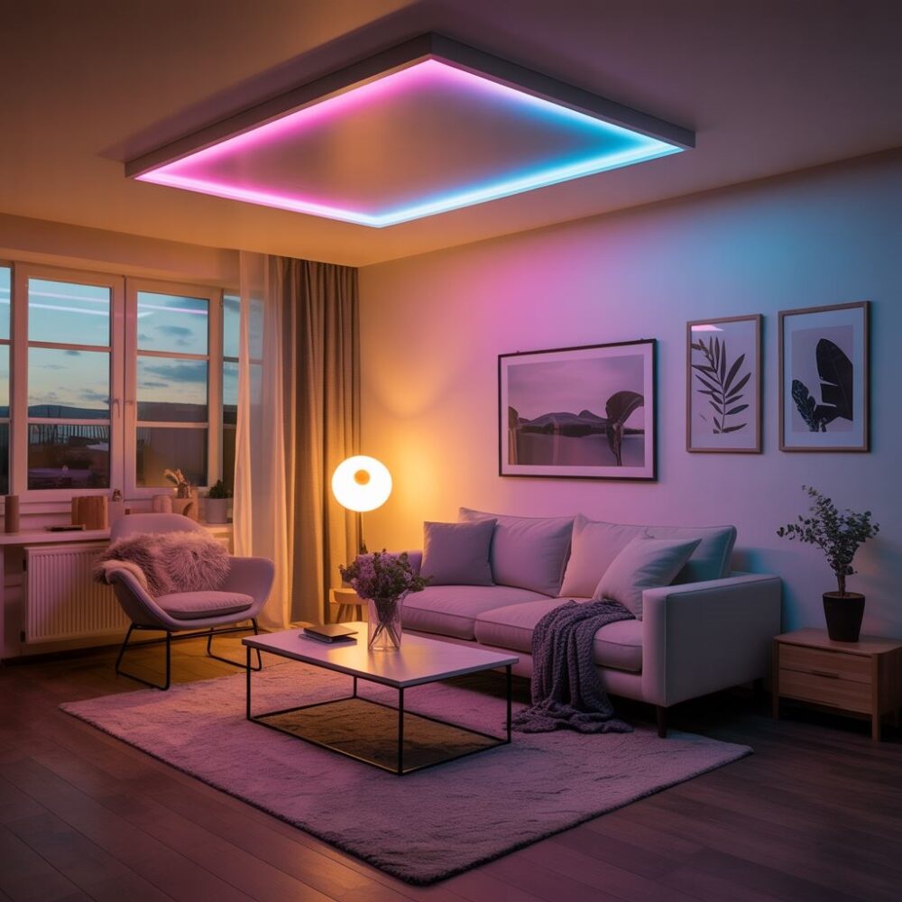 Oświetlenie LED w salonie