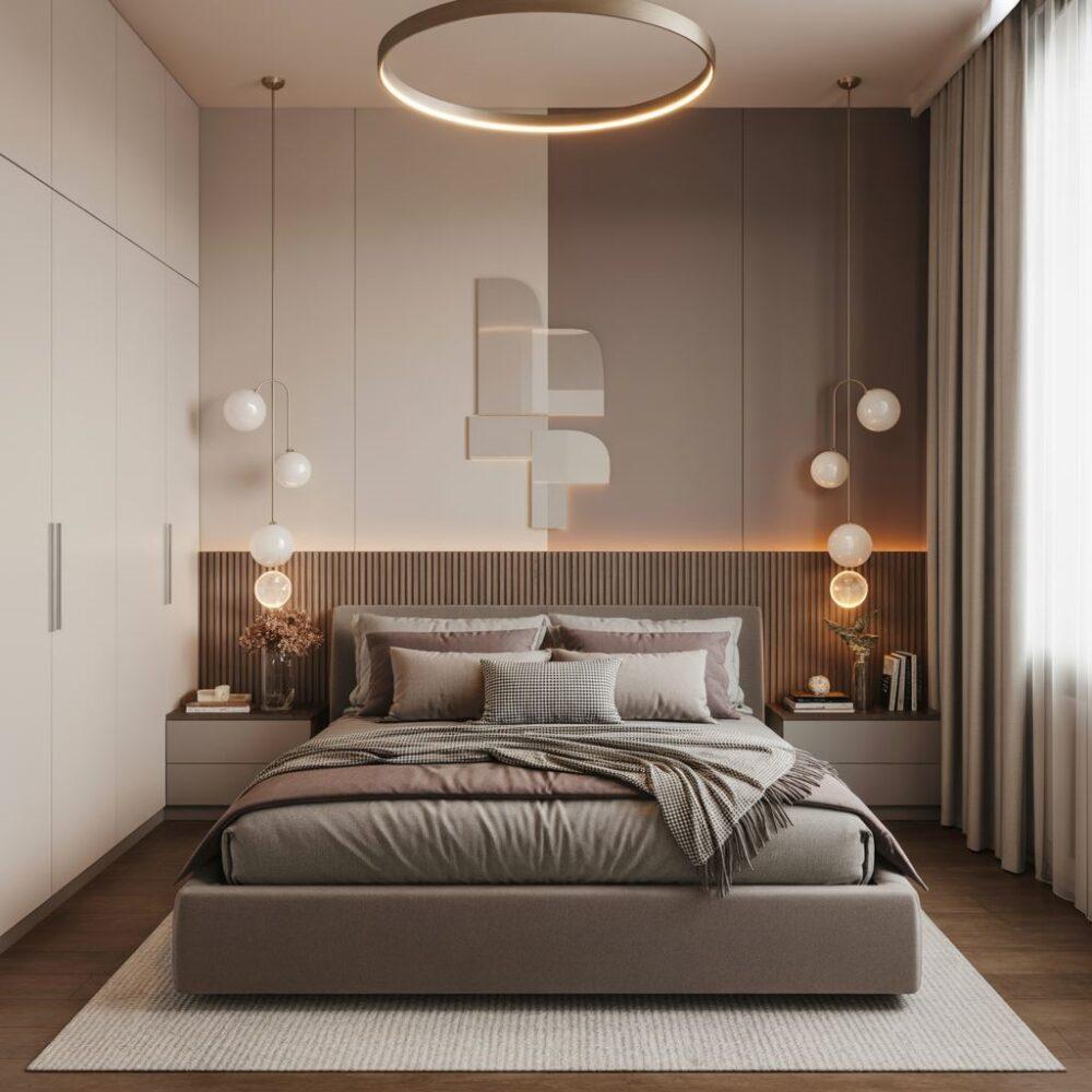 Oświetlenie led w sypialni