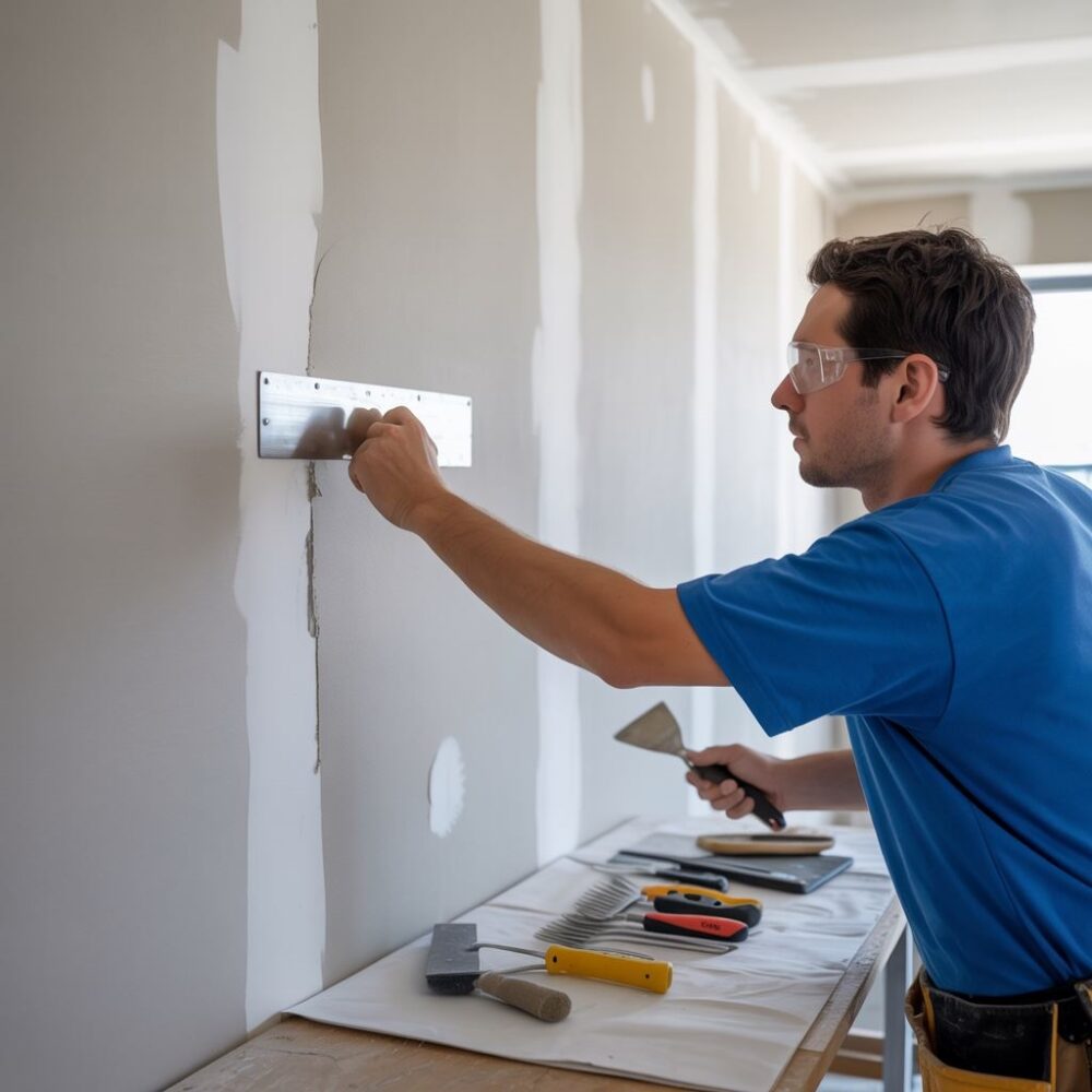 Ściana po gruntowaniu