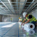 Sufit podwieszany z folią