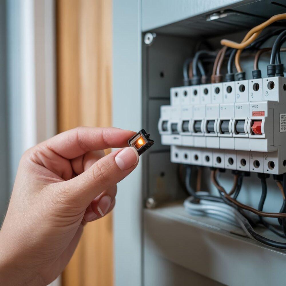 Topiony przewód bezpiecznika