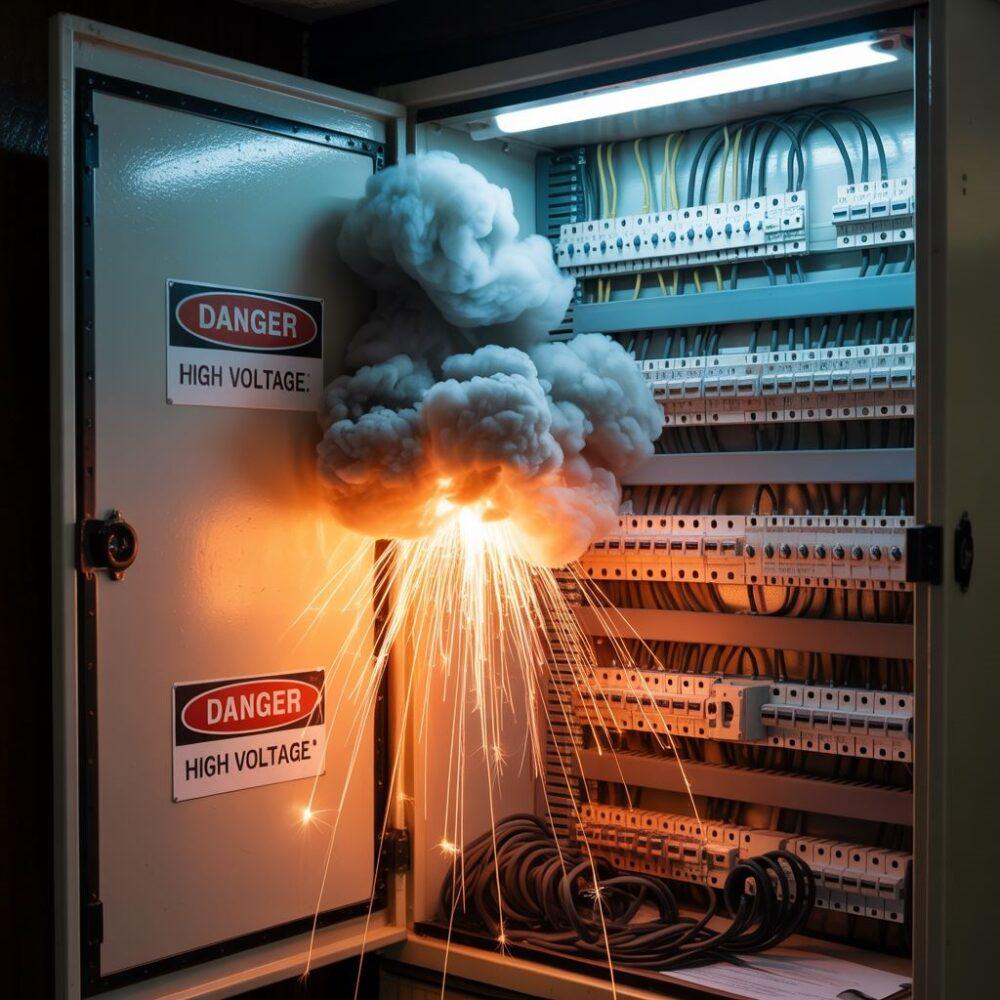 awaria instalacji elektrycznej