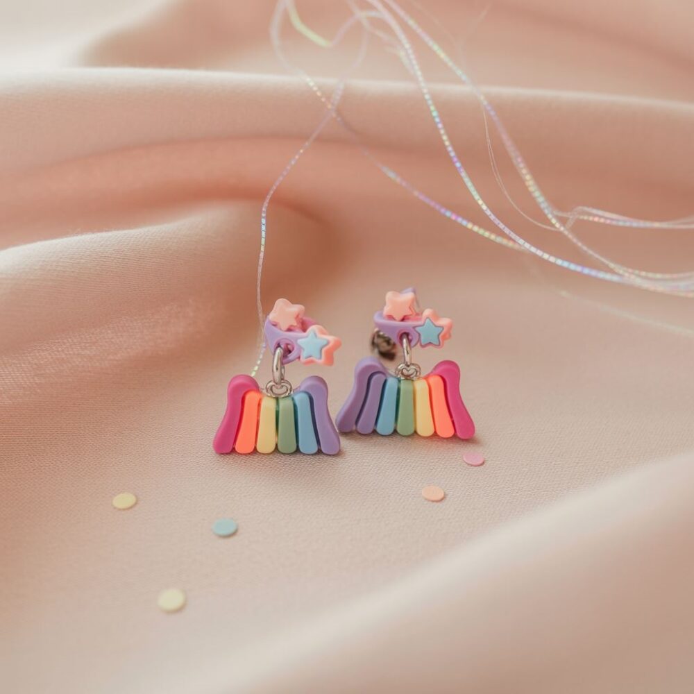 bezpieczne kolczyki dla dzieci