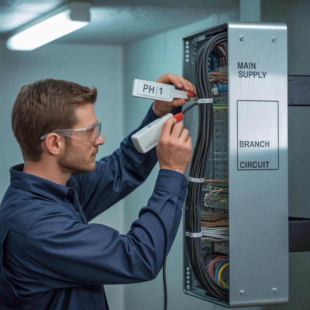 kolorowe oznaczenia przewodów