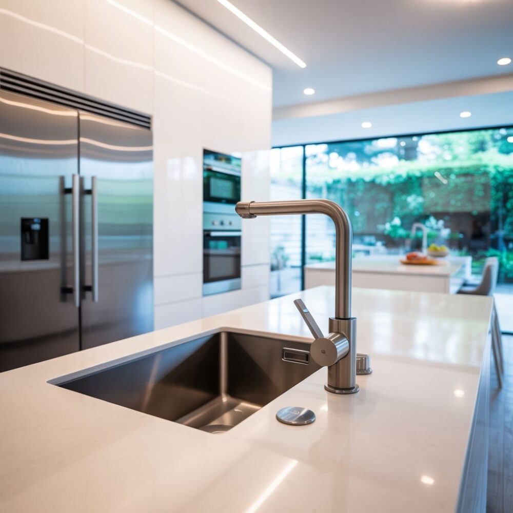 kuchnia z gniazdkami