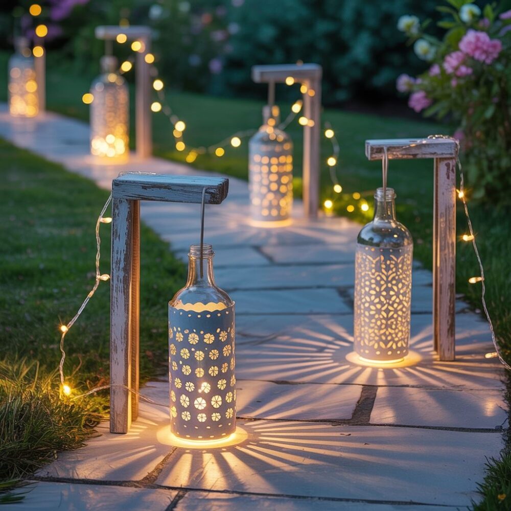 lampy ogrodowe DIY