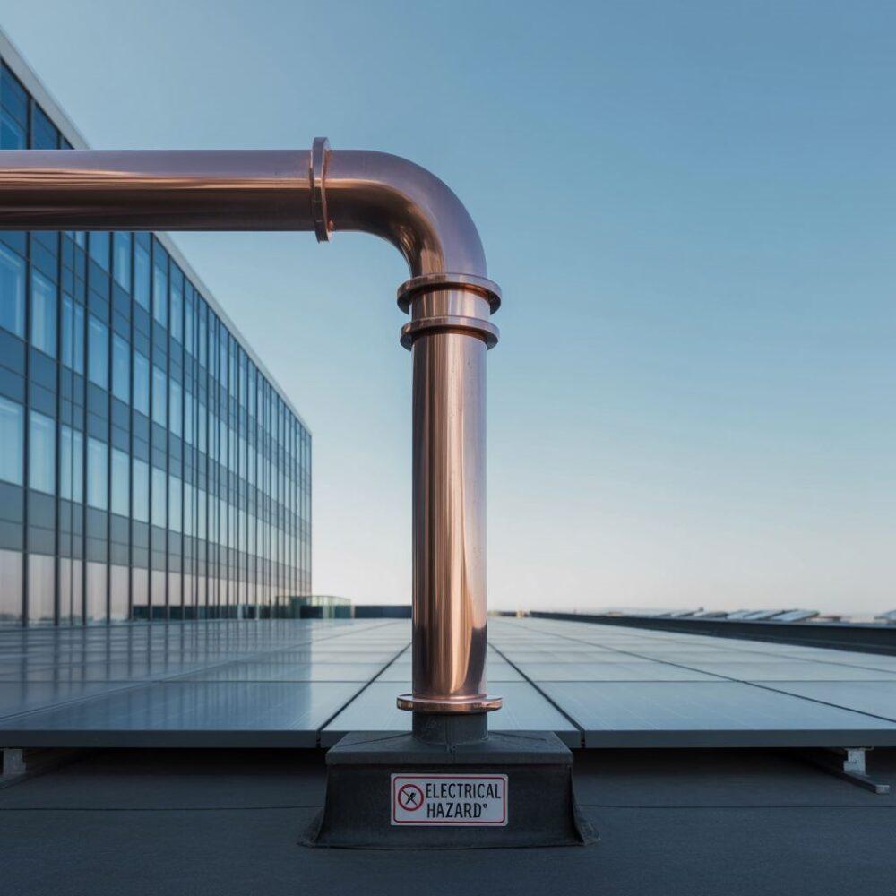 metalowa rura odgromowa