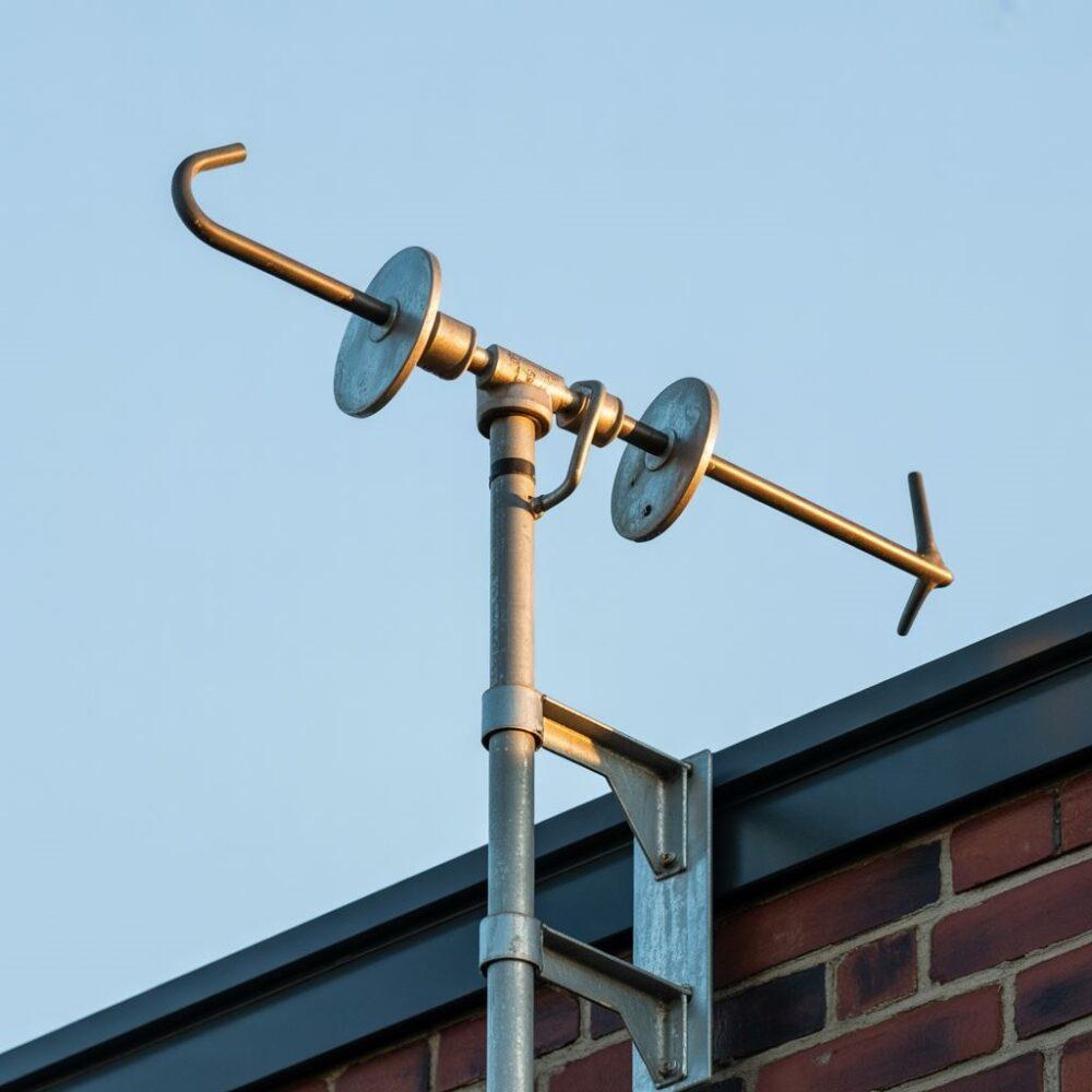 montaż uchwytu odgromowego