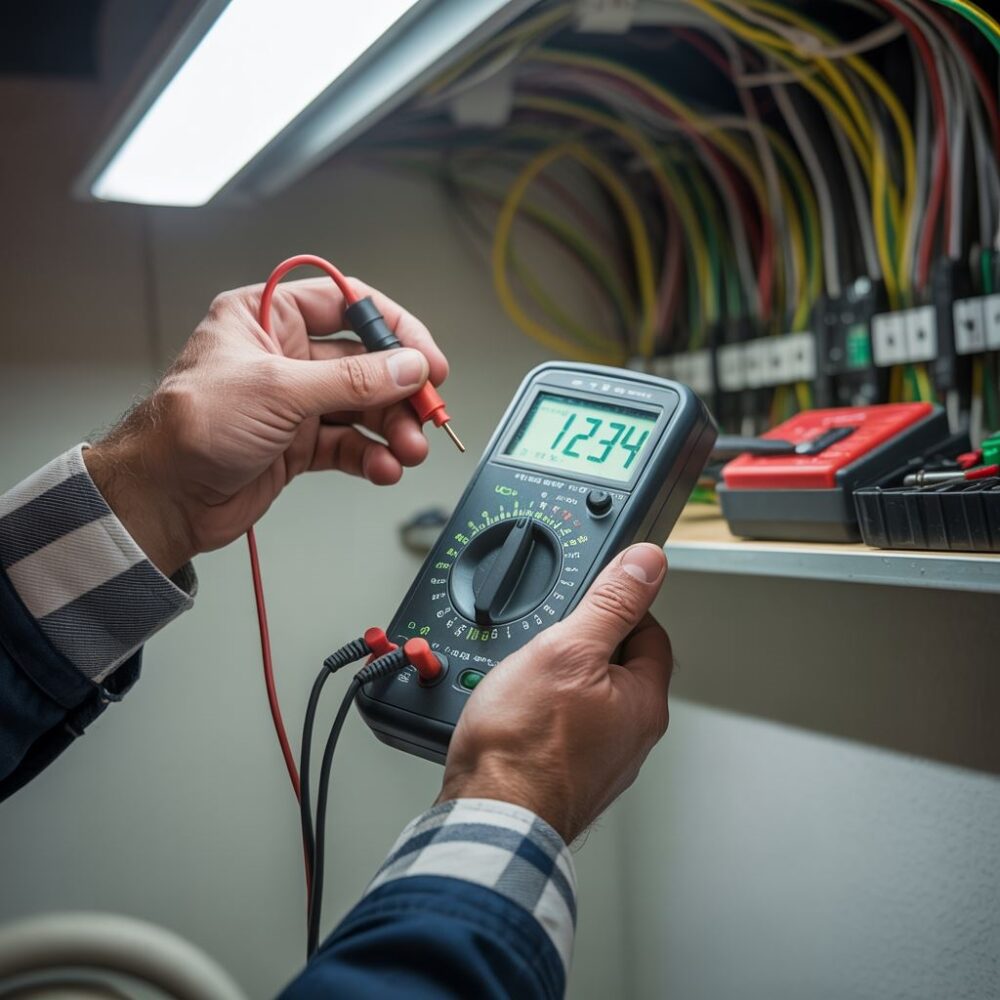 multimetr na przewodzie