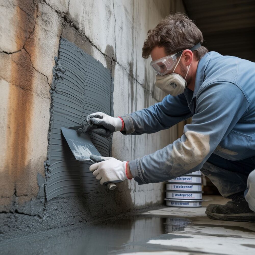 nakładanie uszczelniacza