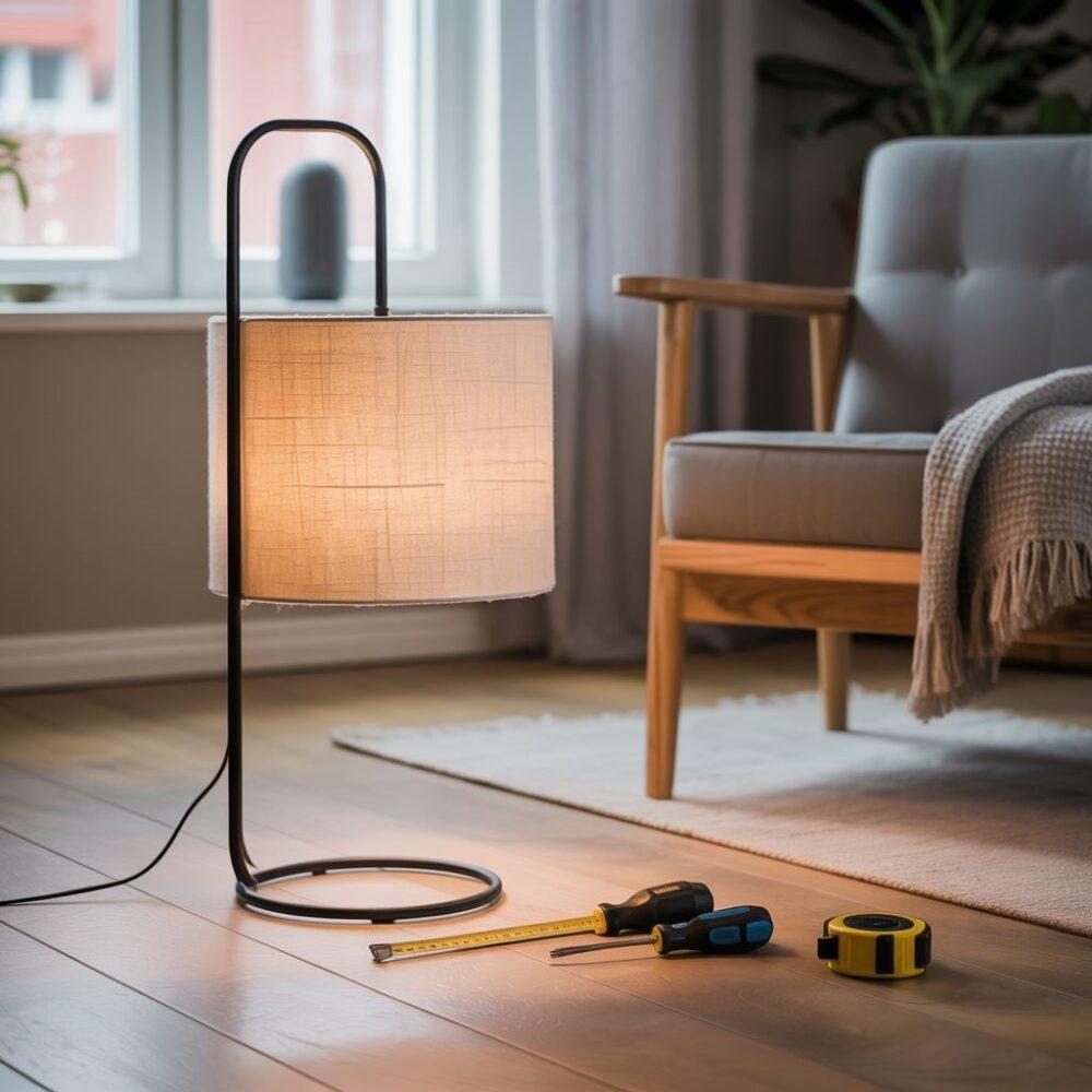 narzędzia do budowy lampy