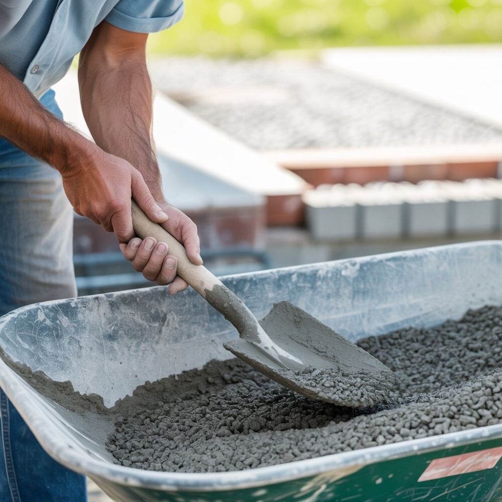 narzędzia do układania betonu