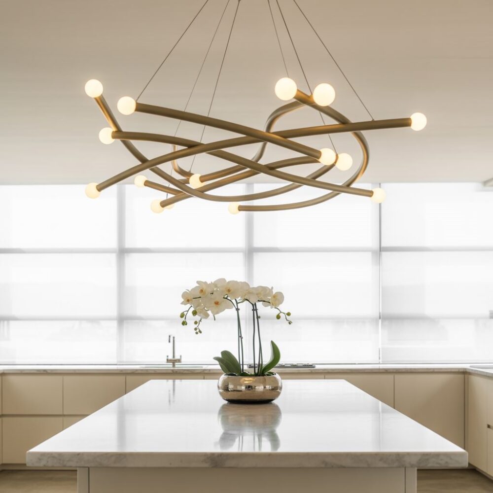 nowoczesny żyrandol kuchenny