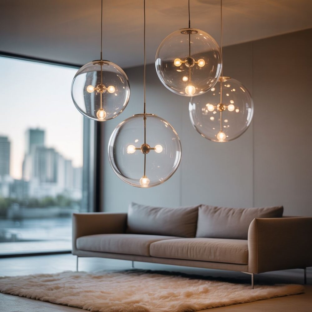 nowoczesny żyrandol