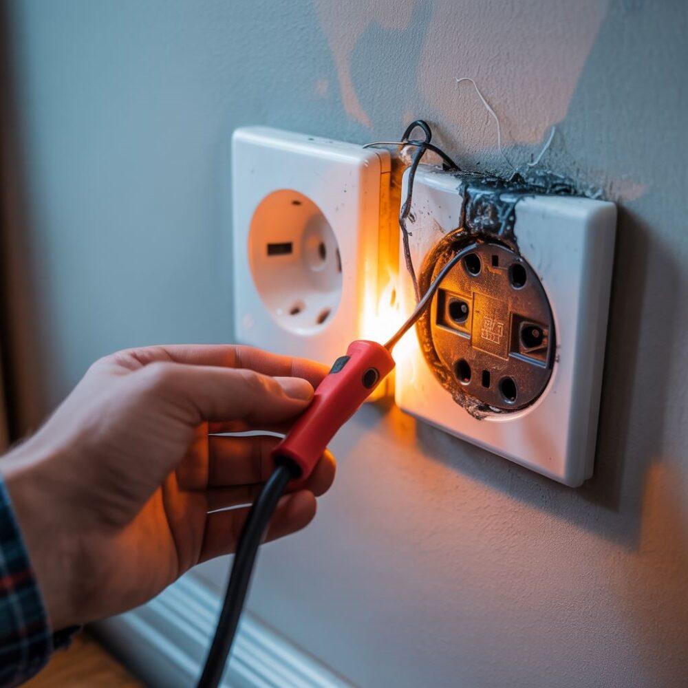 objawy zwarcia w domu