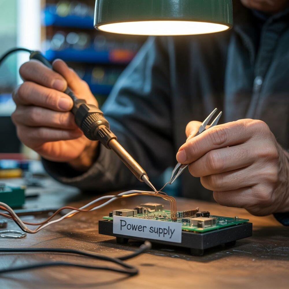 praca z elektroniką