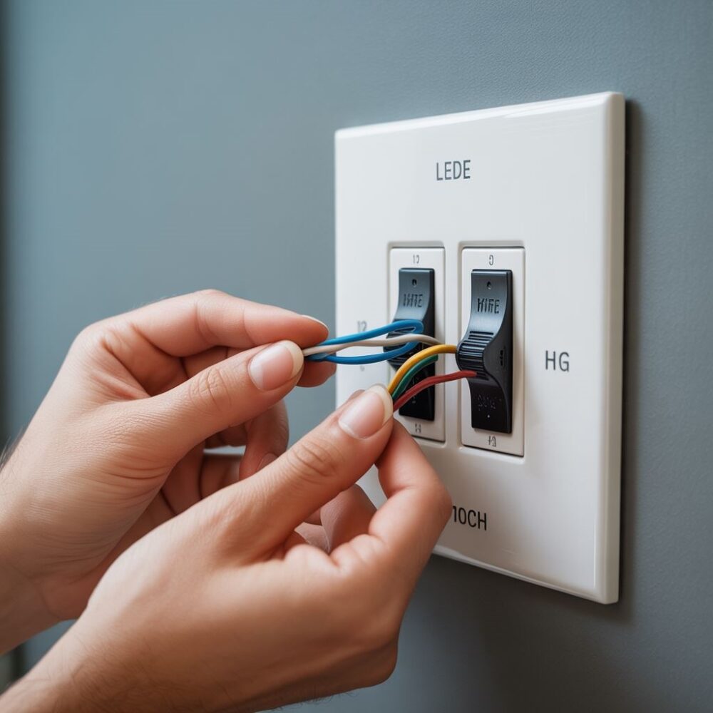 schemat podłączenia włącznika