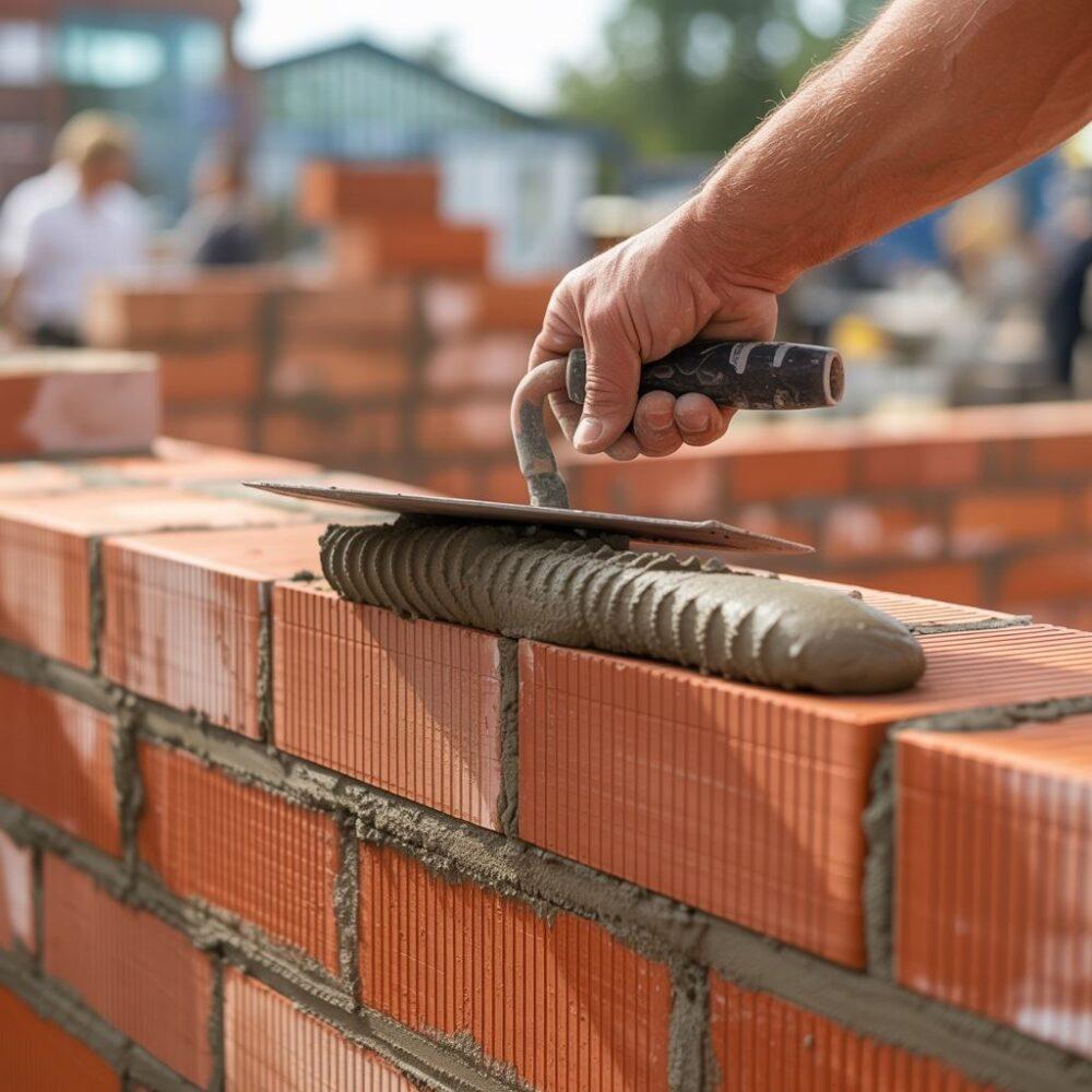 ściana z pustaków ceramicznych