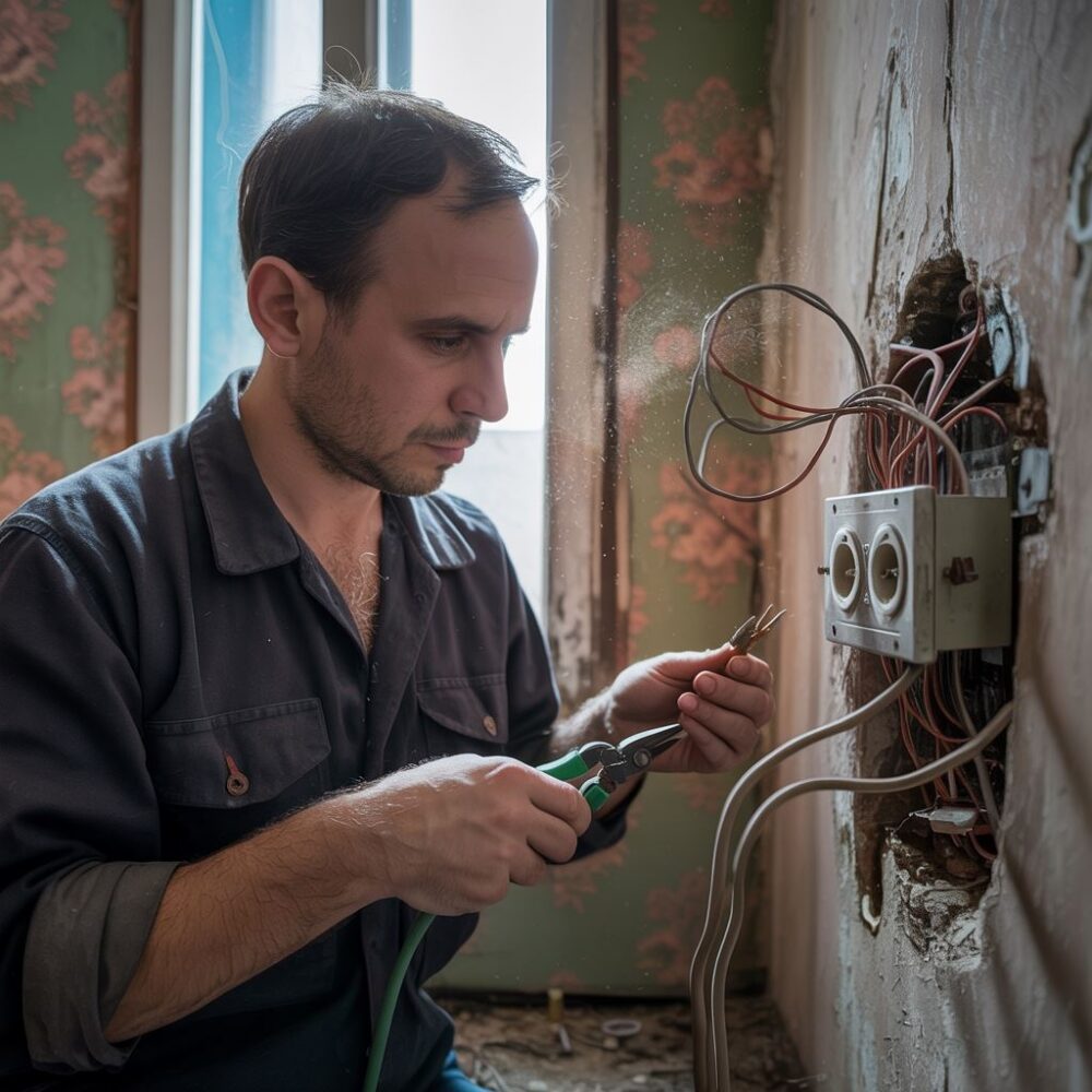 stare przewody elektryczne