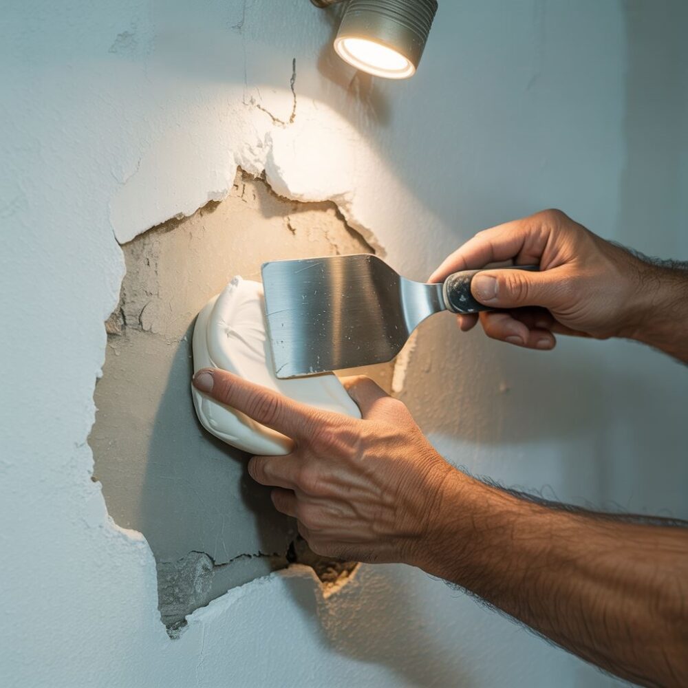 szpachlowanie ściany