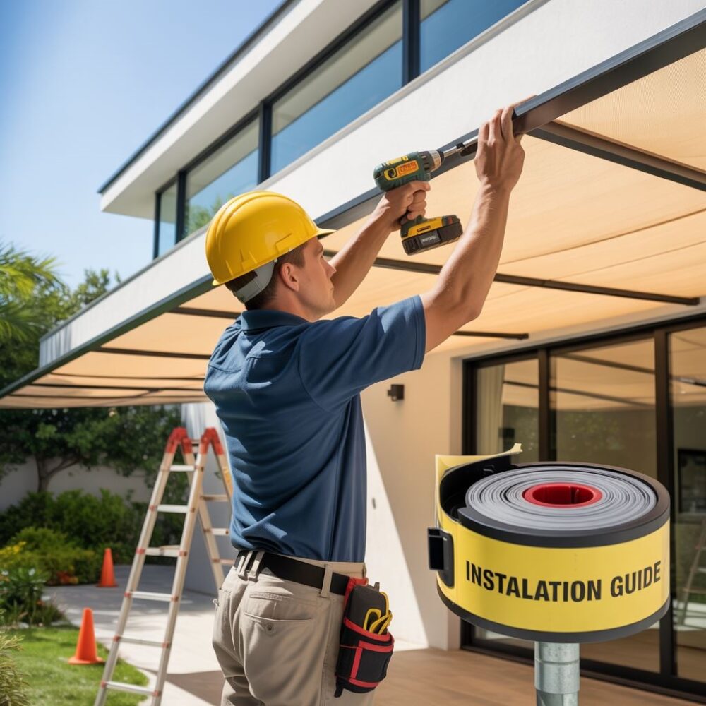 uchwyty montażowe markizy