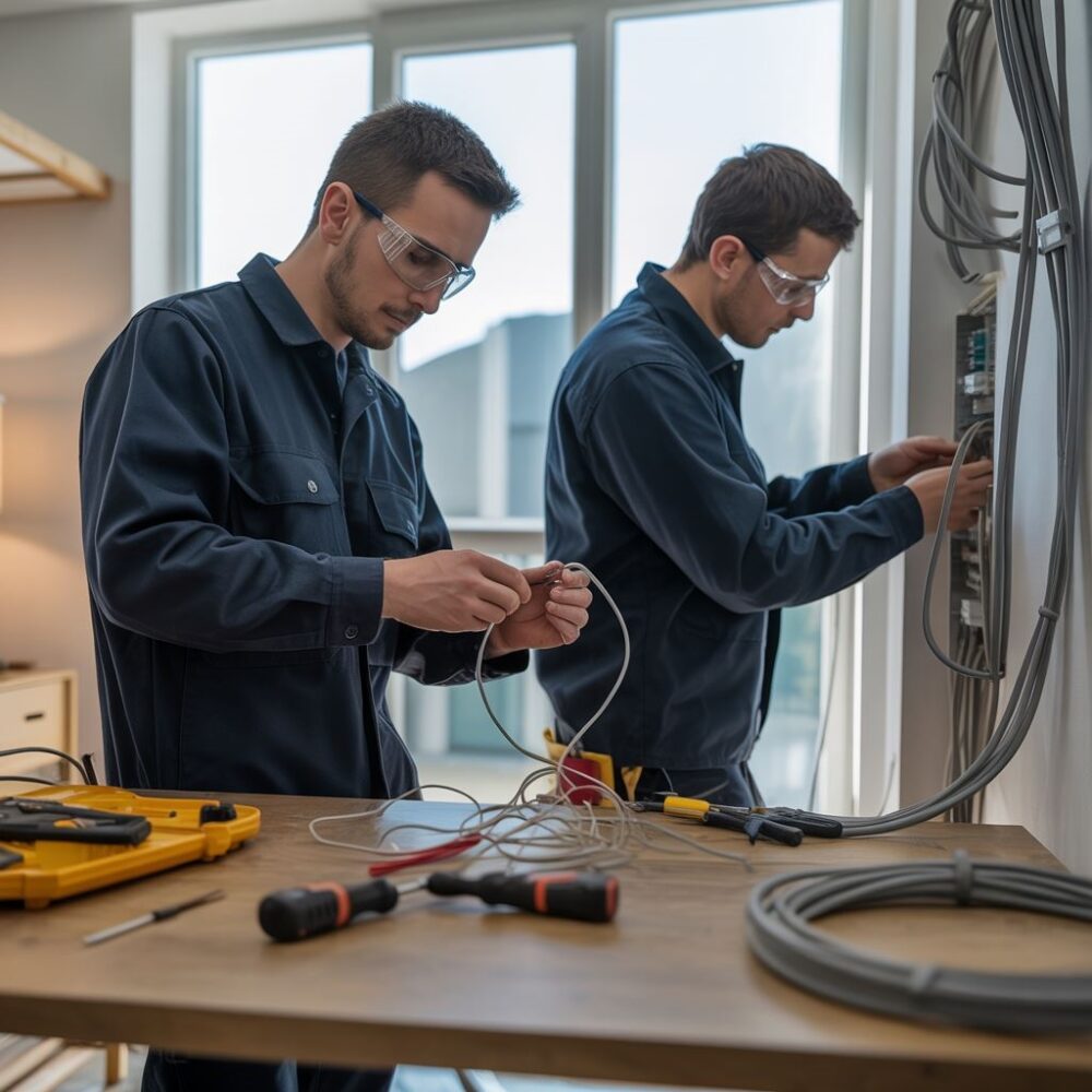 wymiana instalacji elektrycznej